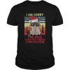 Cat Santa I Am Sorry The Nice Occupational Therapist Is On Vacation Vintage shirt