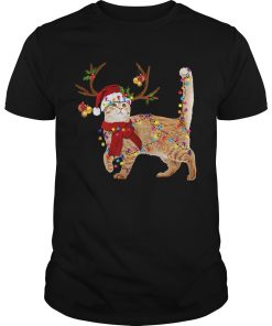 Cat gorgeous reindeer Christmas shirt