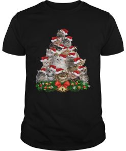 Cats And Christmas Tree shirt