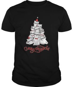 Cats Merry Christmas Tree shirt