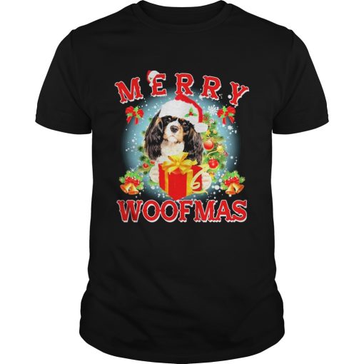 Cavalier King Charles Spaniel Merry Woofmas Christmas shirt