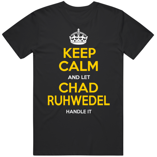 Chad Ruhwedel Keep Calm Pittsburgh Hockey Fan T Shirt