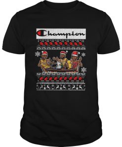 Champion Lebron James Kobe Bryant And Michael Jordan Ugly Christmas shirt
