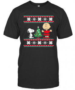 Charlie Brown And Snoopy Ugly Christmas T-Shirt