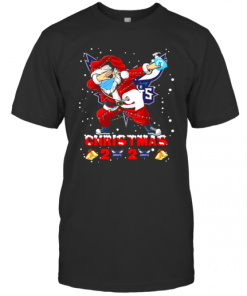 Charlotte Hornets Funny Santa Claus Dabbing Christmas 2020 T-Shirt