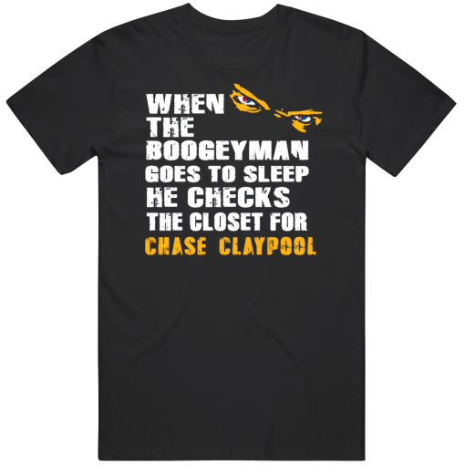 Chase Claypool Boogeyman Pittsburgh Football Fan T Shirt