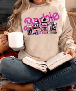 Cheap Barbie Halloween Movie Inspired 2023 Sweatshirt, Spirit Halloween Ghostface Shirt