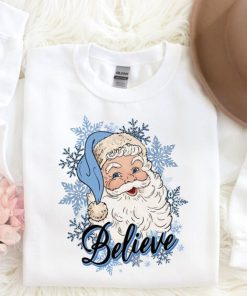 Cheap Blue Santa Claus Sweatshirt, Santa Claus Hoodie