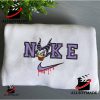 Cheap Daisy Embroidered Nike Crewneck, Disney Character Nike Halloween Embroidered Sweatshirt