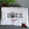 Cheap Ghostface Nike Hoodie, Horror Character Movie Nike Embroidered Halloween Sweatshirt