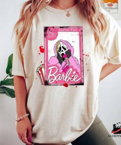 Cheap Horror Barbie Halloween Ghostface T Shirt, Halloween Gift Ideas For Adults
