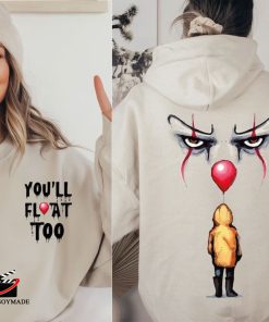 Cheap Horror Characters Pennywise Hoodie, Halloween Gifts For Adults