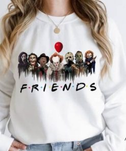 Cheap Horror Movie Characters Friends Halloween Shirt, Halloween Gifts For Teens