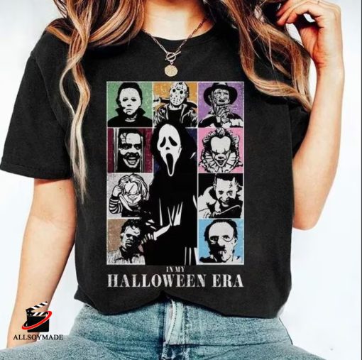 Cheap In My Halloween Era Horror Movie Characters Shirt, Horror Friends Shirt