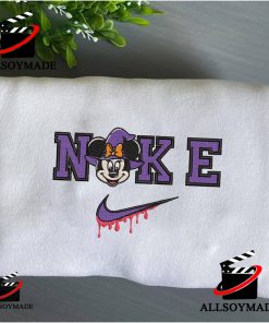 Cheap Minnie Character Disney Embroidered Sweatshirt, Nike Halloween Embroidered Sweatshirt