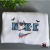 Cheap Stitch Ghost Nike Embroidered Halloween Sweatshirt, Stitch Disney Embroidered Sweatshirt