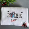 Cheap Stitch in Devil Nike Halloween Embroidered Sweatshirt, Horror Character Nike Halloween Hoodie