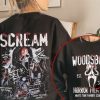 Cheap Woodsboro Horror Film Club Scream Two Sided Shirt, Halloween Horror Nights Shirts