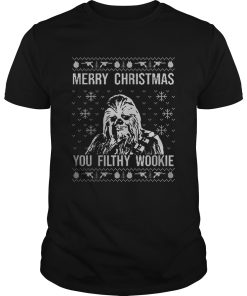 Chewbacca Merry Christmas You Filthy Wookie shirt
