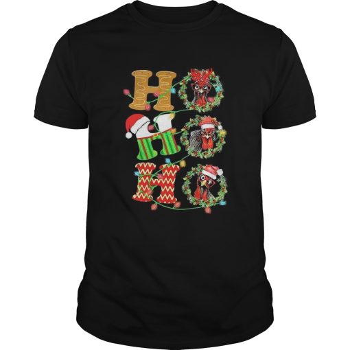 Chicken Hohoho Christmas shirt