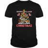 Chicken merry cluckin christmas tree shirt