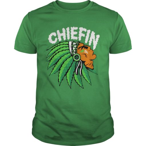 Chiefin weed smoking Indian shirt, hoodie, long sleeve