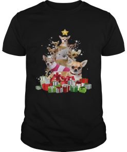 Chihuahua Christmas Tree shirt
