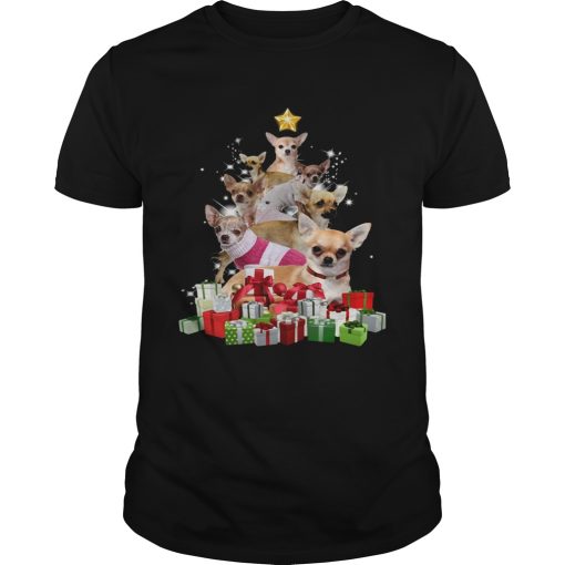 Chihuahua Christmas Tree shirt