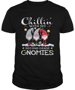 Chillin With My Kindergarten Gnomies Teacher Christmas shirt