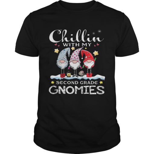 Chillin With My Kindergarten Gnomies Teacher Christmas shirt