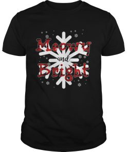 Chirstmas Meowy And Bright Funny Cat Lover GIft TShirt