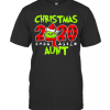 Christmas 2020 Aunt Grinch Hat Santa Claus Merry Xmas T-Shirt