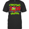 Christmas 2020 Grandpa Grinch Hat Santa Claus Merry Xmas T-Shirt