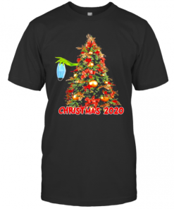 Christmas 2020 Grinch Mask Christmastree Xmas T-Shirt