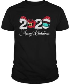 Christmas 2020 Quarantine Christmas Santa Face Mask shirt