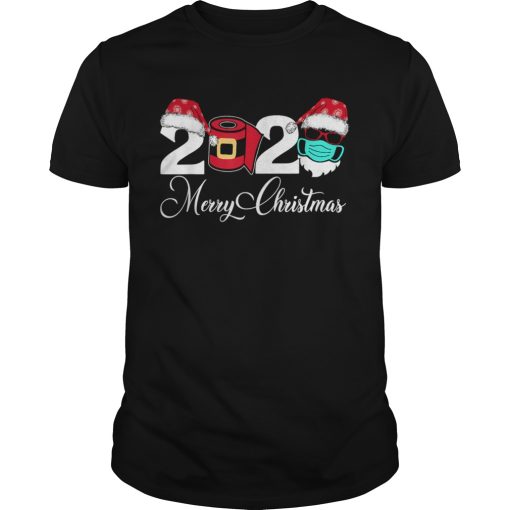 Christmas 2020 Quarantine Christmas Santa Face Mask shirt