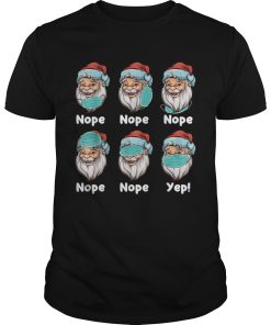 Christmas 2020 Santa Wearing Mask Wrong Xmas shirt