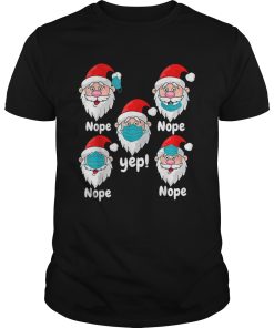 Christmas 2020 Santa Wearing Mask Wrong shirt