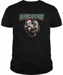 Christmas 2020 Slay All Day Buffed Santa shirt