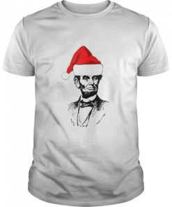 Christmas Abraham Lincoln Abe In Santa Hat shirt