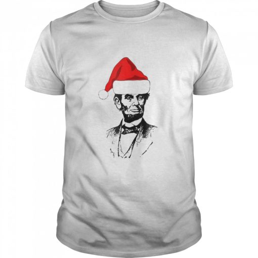 Christmas Abraham Lincoln Abe In Santa Hat shirt
