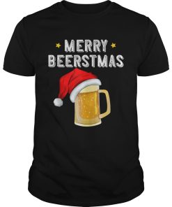 Christmas Beer Merry Beerstmas Drinking Team Squad Ale Party shirt