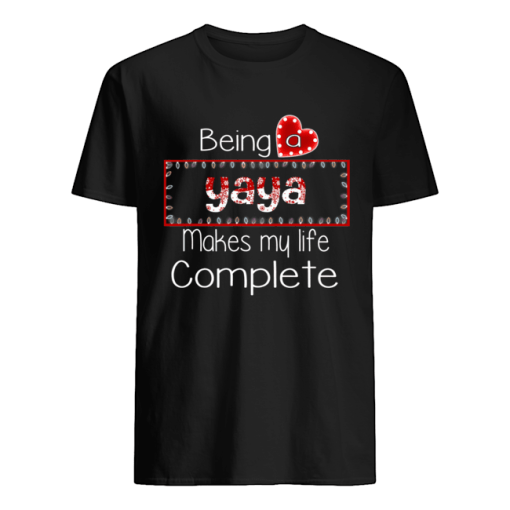 Christmas Being A Yaya Makes My Life Complete T-Shirt