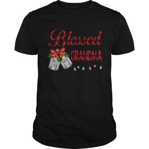 Christmas Blessed To Be Called Grandma T-Shirt