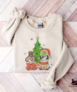 Christmas Bluey Dog Sweatshirt