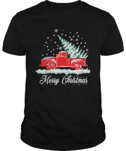 Christmas Classic Old Red Truck Classic XMAS Tree shirt