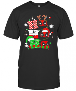Christmas Deadpool Santa Ho Ho Ho T-Shirt