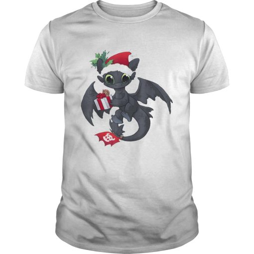 Christmas Dragon Wearing a Santa Hat shirt