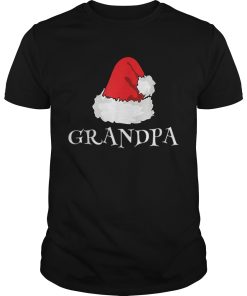 Christmas Grandpa Family Matching Pajama Santa Hat shirt