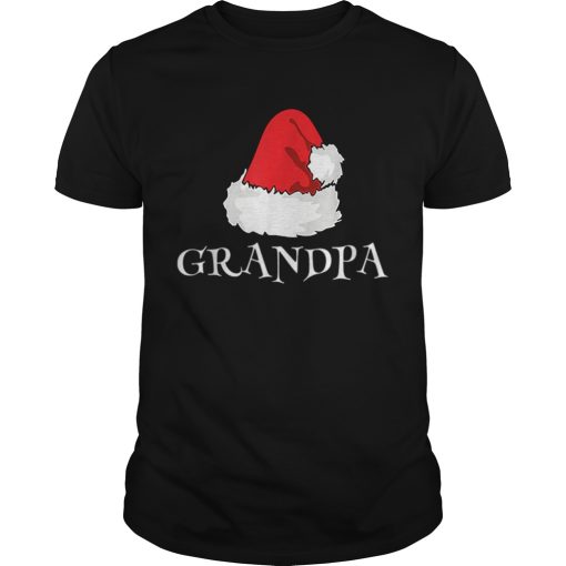 Christmas Grandpa Family Matching Pajama Santa Hat shirt